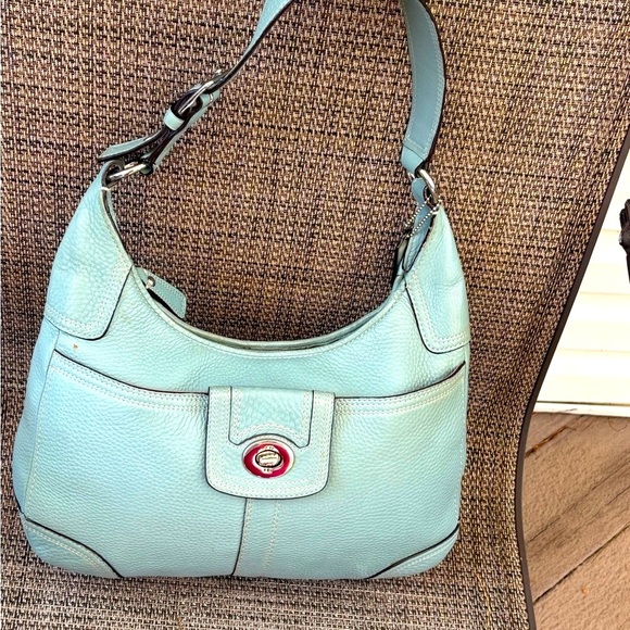 Coach Hamilton Pebbled Leather Hobo Bag - Picture 2 of 11